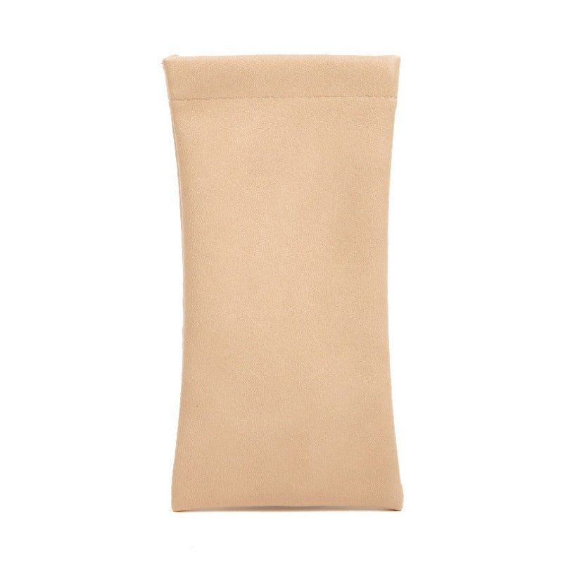 Wholesale Leather Solid Color Glasses Storage Bags